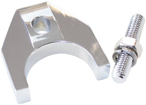 Billet Distributor Hold Down Chrome Bracket Suits All Chev AF64-2032C - Aeroflow