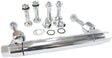 Adjustable Fuel Log Bg Holley Chrome 1 & 2 Metering Bloc AF64-2037C - Aeroflow