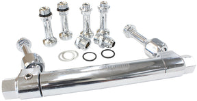 Adjustable Fuel Log Bg Holley Chrome 1 & 2 Metering Bloc AF64-2037C - Aeroflow