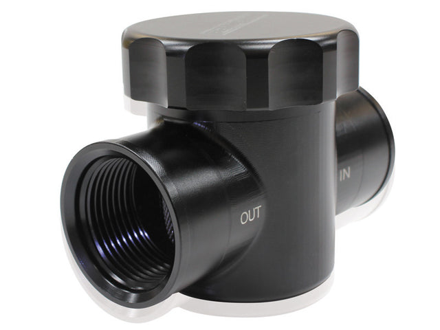 Billet Radiator Filter Black Fit To Radiator Hose Hoses 64-2043 AF64-2043 - Aeroflow