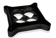 Velocity Carb Spacer 4150 1" Black Bolton Horsepower Square AF64-2044BLK - Aeroflow