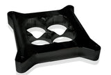 Velocity Carb Spacer 4150 1" Black Bolton Horsepower Square AF64-2044BLK - Aeroflow