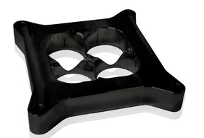 Velocity Carb Spacer 4150 1" Black Bolton Horsepower Square AF64-2044BLK - Aeroflow