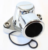 Billet Thermostat Housing Chroholden V8 90 Deg Swive 253 308 AF64-2056C - Aeroflow