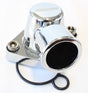 Billet Thermostat Housing Chroholden V8 90 Deg Swive 253 308 AF64-2056C - Aeroflow