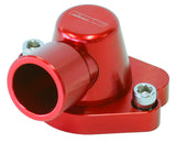 Billet Thermostat Housing Red Holden V8 90 Deg Swive 253 308 AF64-2056R - Aeroflow