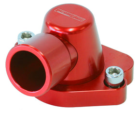 Billet Thermostat Housing Red Holden V8 90 Deg Swive 253 308 AF64-2056R - Aeroflow