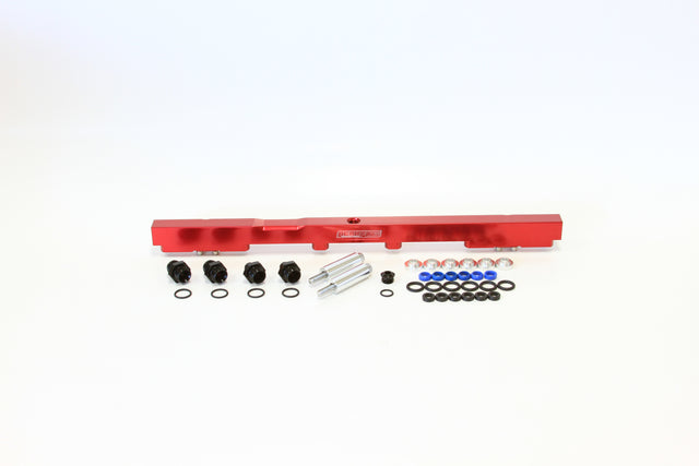 Fuel Rail Kit Suit Toyota 2JZSUITS 14mm Injectors Red AF64-2059R - Aeroflow