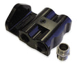 Billet Remote Oil Filter Mount Black, -8 ORB Female Ports AF64-2061 - Aeroflow