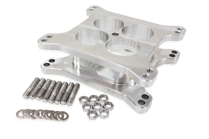 Velocity Carb Spacer 2" 4150 Bolt On Horsepower Square Bore AF64-2071 - Aeroflow