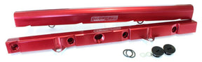 Ford Windsor EFI Rail Kit Red AF64-2077R - Aeroflow