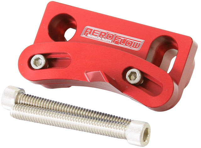 SB Ford 302W 351W 10 O'Clock Timing Tab Pointer Red AF64-2079R - Aeroflow