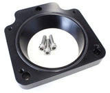 LS Throttle Body Adapter Black 4-BOLT Tb To 3-BOLT Manifold AF64-2088BLK - Aeroflow