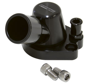 Billet Thermostat Housing Blacholden V8 Heater 90 Deg SWIVEL253 308 AF64-2091 Blk AF64-2091BLK - Aeroflow