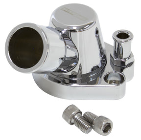 Billet Thermostat Housing Chroholden V8 Heater 90 Deg SWIVEL253 308 AF64-2091C - Aeroflow