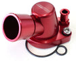 Billet Thermostat Housing Red Holden V8 Heater 90 Deg SWIVEL253 308 AF64-2091R - Aeroflow