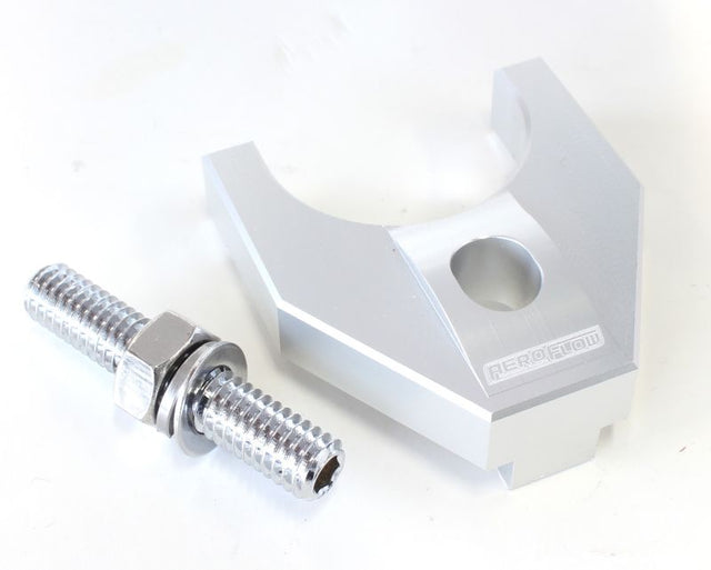 Billet Distributor Hold Down Silver Large V2 Windsor & 351C AF64-2093S - Aeroflow