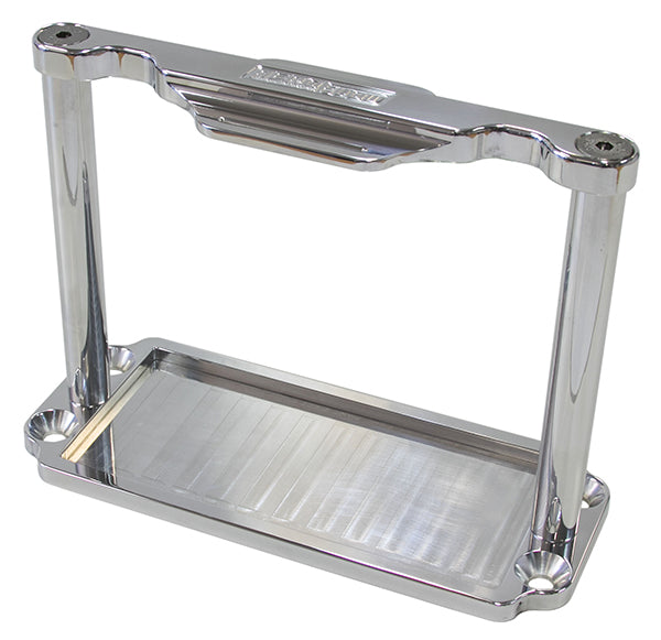 Battery Hold Down Tray Polished Billet ODPC680 S680 AF64-2100 - Aeroflow