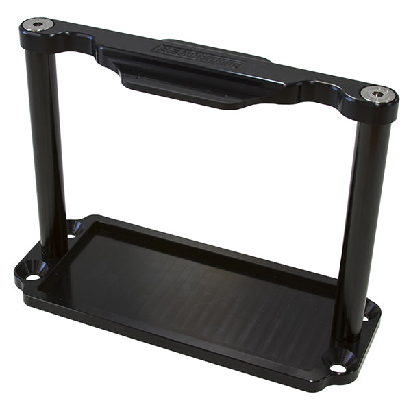 Battery Hold Down Tray Black Billet ODPC680 S680 AF64-2100BLK - Aeroflow