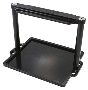 Battery Hold Down Tray Black Billet ODPC1200 S1200 AF64-2102BLK - Aeroflow