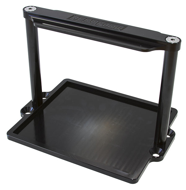 Battery Hold Down Tray Black Billet ODPC1200 S1200 AF64-2102BLK - Aeroflow