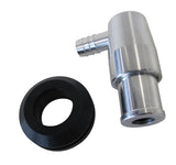 Billet PCV Valve Suits 1-1/4" Holes In Cover 3/8" Male Barb AF64-2106 - Aeroflow