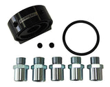 Billet Sandwich Adapter -8ORB Ports 2 x 1/8" AF64-2108 - Aeroflow