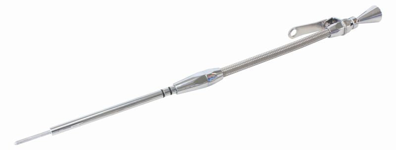 SB Chev Engine Dipstick Late Model Drivers Side Chrome AF64-2109 - Aeroflow