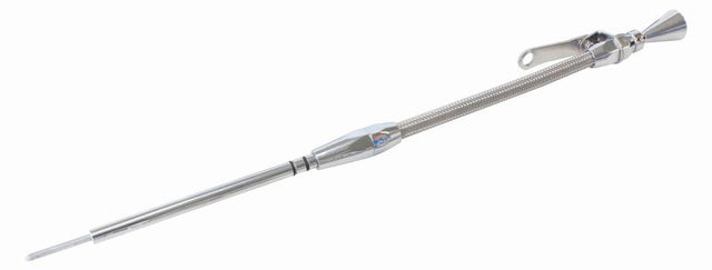 SB Chev Engine Dipstick Late Model Drivers Side Chrome AF64-2109 - Aeroflow