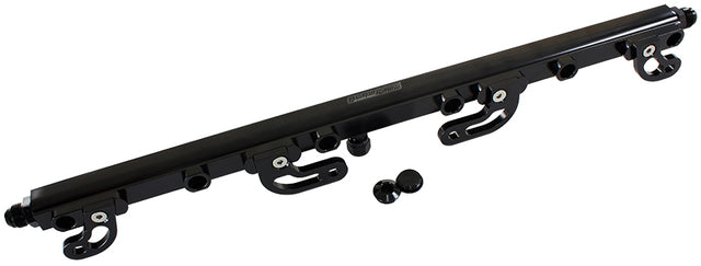 Fuel Rail Kit FG 6 Black Ford FG 6 Cylinder Barra AF64-2113BLK - Aeroflow