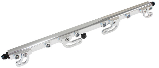 Fuel Rail Kit FG 6 Polished Ford FG 6 Cylinder Barra AF64-2113P - Aeroflow