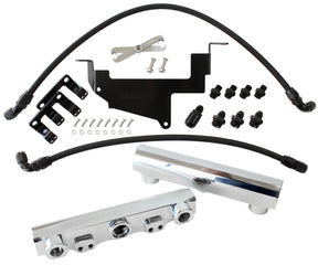 Toyota 86 / Brz Fuel Rail Kit -8ORB Inlets / Outlets Scion AF64-2131P - Aeroflow