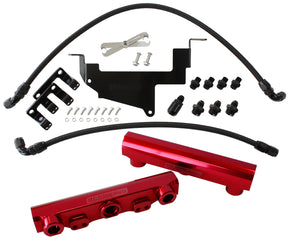 Toyota 86 / Brz Fuel Rail Kit -8ORB Inlets / Outlets Scion AF64-2131R - Aeroflow
