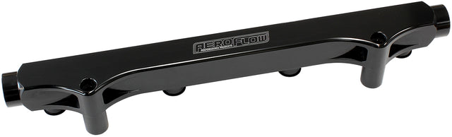 Audi VW 1.8L 20V Fuel Rail -8ORB Inlets / Outlets Black AF64-2133BLK - Aeroflow