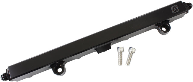 Honda K20 K24 Fuel Rail -8ORB Inlets / Outlets Black AF64-2140BLK - Aeroflow