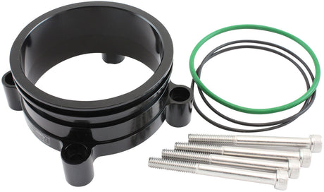 Bosch DBW 68mm Throttle Adapt Intercooler Clamp 3 Inch Black AF64-2141BLK - Aeroflow