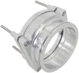 GM LS 102mm Throttle Adapter Intercooler Clamp 4 Inch Silve AF64-2144 - Aeroflow