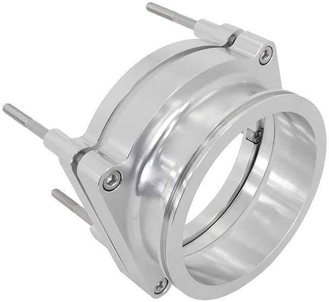 GM LS 102mm Throttle Adapter Intercooler Clamp 4 Inch Silve AF64-2144 - Aeroflow