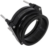 GM LS 102mm Throttle Adapter Intercooler Clamp 4 Inch Black AF64-2144BLK - Aeroflow