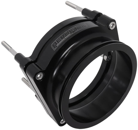 GM LS 102mm Throttle Adapter Intercooler Clamp 4 Inch Black AF64-2144BLK - Aeroflow