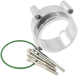 Ford FG DBW 70mm Throttle Adapter Intercooler Clamp 3" Barra Silver AF64-2148 - Aeroflow