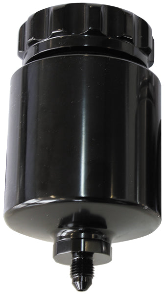Universal Clutch Brake Master Remote Billet Reservoir Black AF64-2150BLK - Aeroflow