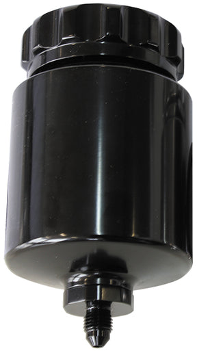 Universal Clutch Brake Master Remote Billet Reservoir Black AF64-2150BLK - Aeroflow