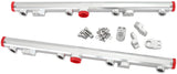 GM LS1 LS2 Fuel Rail Silver LS3 LS6 L76 L99 -8ORB LS AF64-2155S - Aeroflow