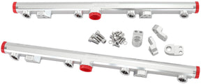 GM LS1 LS2 Fuel Rail Silver LS3 LS6 L76 L99 -8ORB LS AF64-2155S - Aeroflow
