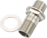 Toyota 2JZ Oil Cooler Delete Fitting S/S 1JZ Stud Filter AF64-2156 - Aeroflow