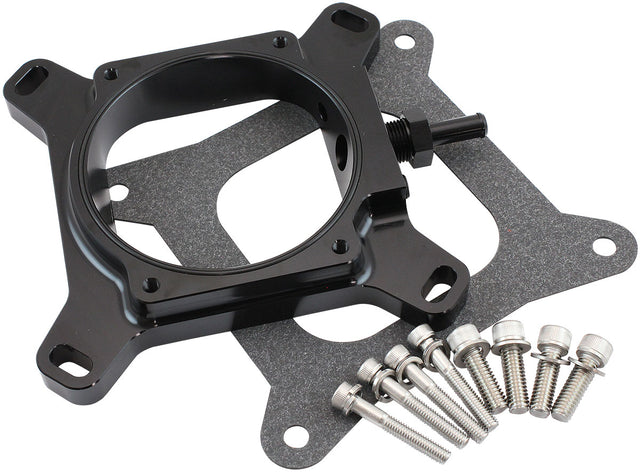 4150 To DBW Throttle Body Adapter Carb 102mm GM LS Square AF64-2159 Blk AF64-2159BLK - Aeroflow