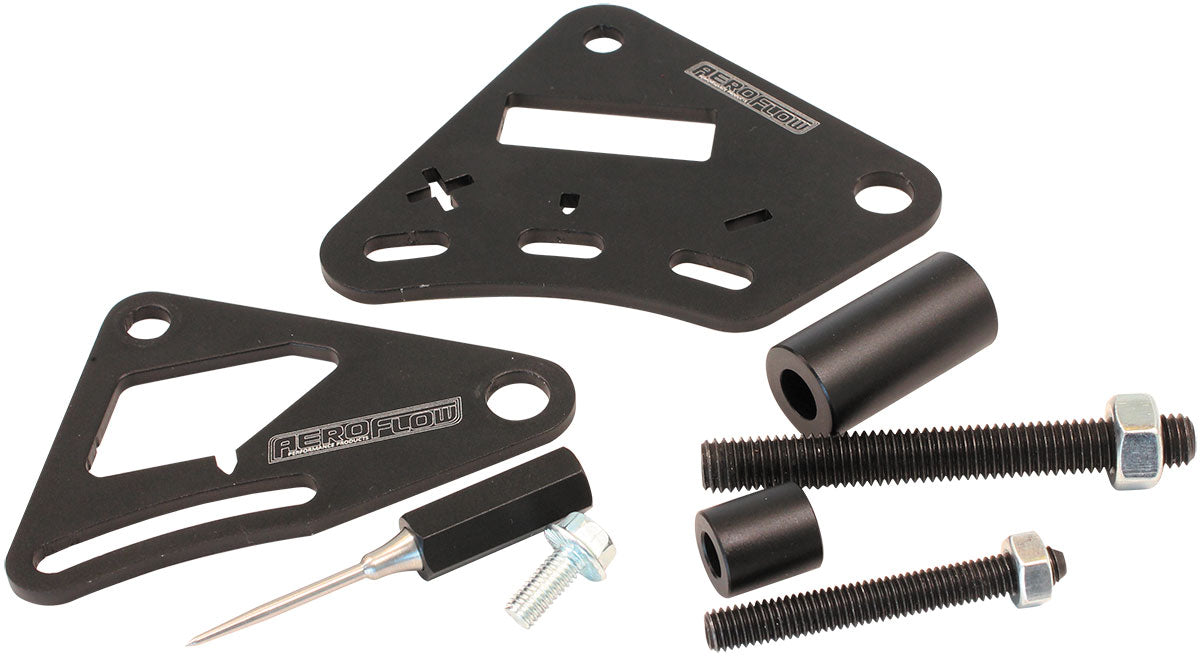 Billet LS2/3 Timing Pointer Suit 6.75" 7.5" Balancer Black AF64-2161BLK - Aeroflow