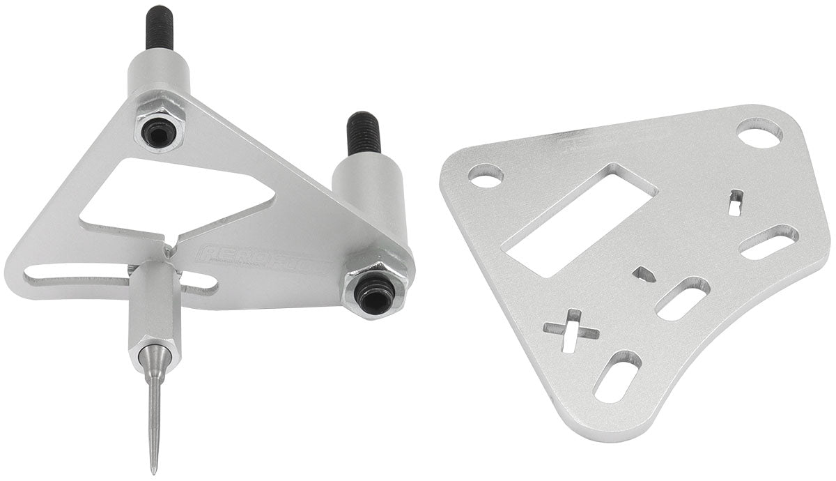 Billet LS2/3 Timing Pointer Suit 6.75" 7.5" Balancer Silve AF64-2161S - Aeroflow