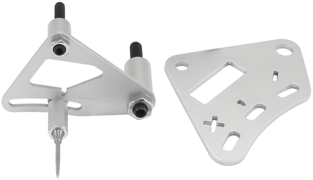 Billet LS2/3 Timing Pointer Suit 6.75" 7.5" Balancer Silve AF64-2161S - Aeroflow